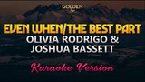 Even When/The Best Part - Olivia Rodrigo & Joshua Bassett Karaoke