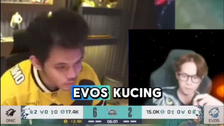 "EVOS KUCING BRO CUMA BISA NUMPANG PLAYOFF!" Oura Bikin Heboh MPL!  EVOS VS ONIC MATCH 1 BEST OF 3