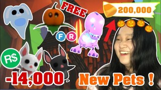 SPENDING ALL MY CANDY | HALLOWEEN UPDATE (ADOPT ME TAGALOG)