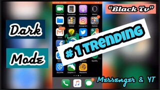 #1 Trending “DARK MODE “ Tutorial on Fb messenger and Youtube.