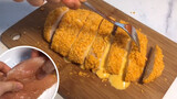 [Food]Bursting fried chicken cutlet with cheese