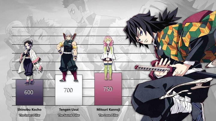 Demon Slayer Pillars/Hashira Power Levels (Kimetsu no Yaiba)