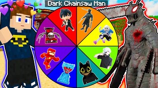 SẼ NTN NẾU JAYGRAY MỜI DARK CHAINSAW MAN (CƯA ĐEN) THAM GIA VÒNG QUAY HỦY DIỆT 🔥 TRONG MINECRAFT 💀😈