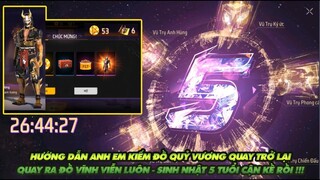 Free Fire| Hướng dẫn anh em kiếm đồ quỷ vương và giai nhân quay lại - Quay ra đồ vĩnh viễn luôn