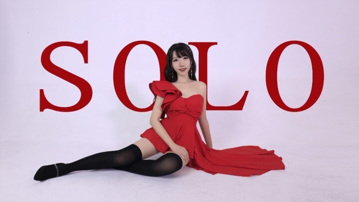 【静梓】Jennie–SOLO❤️竖屏更拽❤️红裙配上高跟鞋