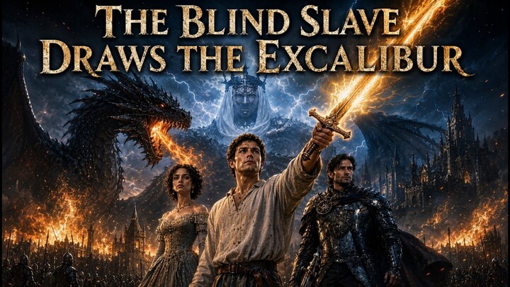 THE BLIND SLAVE DRAWS THE EXCALIBUR