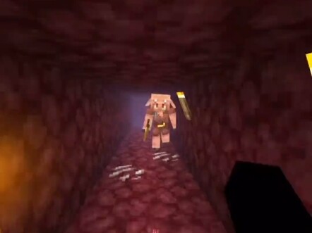 Minecraft: How to get a pig head?