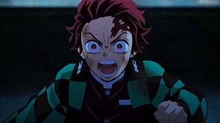 Demon Slayer: Infinity Train Arc, how many people were defeated after Tanjiro finished speaking
