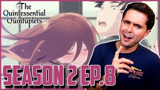 "BINGO BTW" The Quintessential Quintuplets Season 2 Ep.8 Live Reaction!