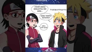 BORUTO PASSANDO CANTADA NA SARADA | MEMES DE NARUTO - Memes em Imagens #shorts