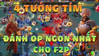 TƯỚNG TÍM ngon nhất với mỗi loại quân - Sử dụng đến cuối game - Hướng dẫn Rise of Kingdoms - Mẹo Rok