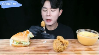 Hamburger gấp đôi phô mai phần 7 #mukbang