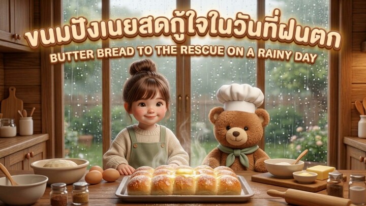 Fluffy Butter Buns with Little Chef! 🍞🧈