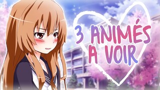 📚 3 ANIMÉS SCOLAIRE/ROMANCE À VOIR ! 💞