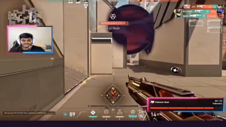 1 vs 4 Valorant #valorant