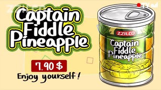 Captain Fiddle Pineapple