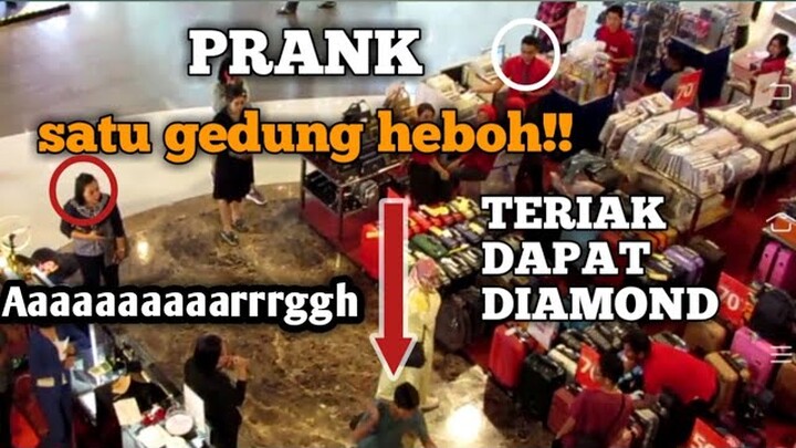 PRANK TERIAK GAK JELAS | langsung heboh - prank indonesia