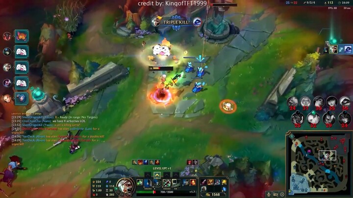 Leona lên giảm hồi chiêu choáng từ đầu đến cuối cực hài #game