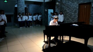 [EVA] Playing "The Cruel Angel's Program of Action" at school EVA