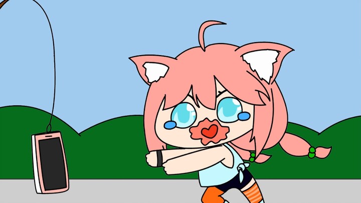 Nekomiya Hinata whose phone was stolen