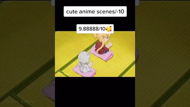 Cute Anime Scenes 🥰#shorts