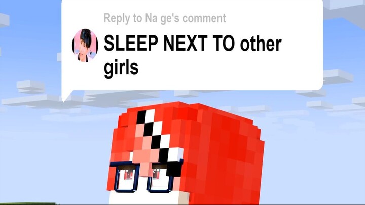 Sleep next to other girls 😂