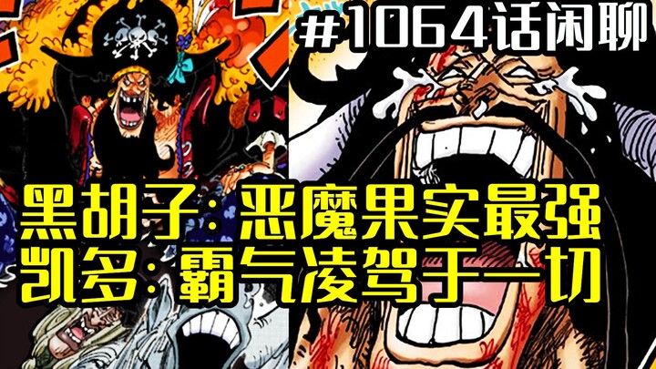 Blackbeard says Devil Fruits are the most powerful, but Kaido claims that Haki transcends everything