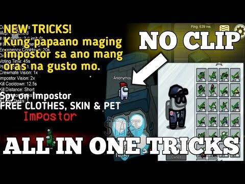 ALL IN ONE! Impostor Anytime Anywhere, NOCLIP, SKIN & etc.,, | Among Us