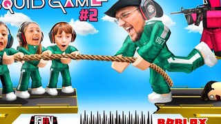 เกมปลาหมึก แบ่งครอบครัวของฉันออกเป็นหลายทีม! (FGTeeV ROBLOX ไฟแดงไฟเขียว )