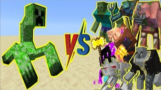 MUTANT CREEPER VS MUTANT ZOMBIE MUTANT CREEPER VS MUTANT IRON GOLEM CREEPERV S MUTANT LOBER ZOMBIE