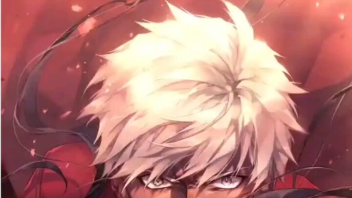 Red A looks like Shirou when his hair is down