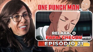 Profª de Filosofia ASSISTE ONE PUNCH MAN - EPSÓDIO 21