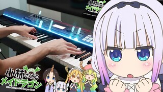 【Chú! 】Bản cover piano của Kobayashi's Dragon Maid OP "Blue Sky Rhapsody"