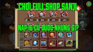 Hải Tặc Đại Chiến - CHƠI FULL SHOP SANJI TỐN BAO NHIÊU ? AE XEM VẬT PHẨM NÀO CẦN THÌ ĐỔI Ở EVENT NHA