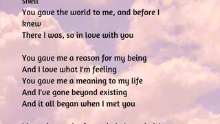 "WHEN I MET YOU"By:Justin Vasquez