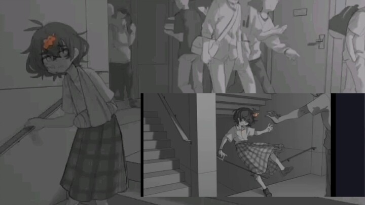 盲人女孩的世界生活