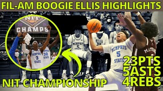 FIL-AM BOOGIE ELLIS HIGHLIGHTS VS MISSISSIPPI STATE | NIT CHAMPIONSHIP