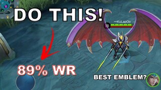 ARGUS 3 BEST EMBLEM TO USE! | MOBILE LEGENDS