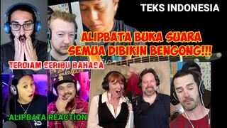 ALIPBATA BUKA SUARA, SEMUANYA TERDIAM SERIBU BAHASA | ALIP BA TA REACTION | TEKS INDO