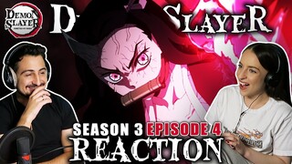 NEZUKO GOES BANG! 🔥 Demon Slayer 3x4 REACTION! | "Thank You, Tokito"