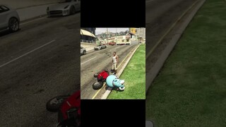 Doraemon ki accident ayindi😭😢#gta #sinchan #Mahigamezone #shorts