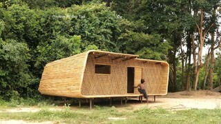 Building Craft Bamboo Villa With Private Underground Living Room