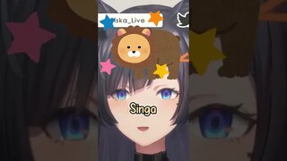 Vtuber singa, bukan beruang! #shorts