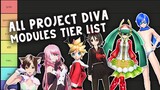 ALL the Project DIVA Modules Tier List