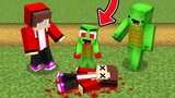 Why Baby Mikey Turn into Scary Monster and Kill Baby JJ in Minecraft (Maizen Mizen Mazien)