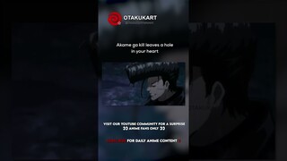 Akame ga kill leaves a hole in your heart #anime #animeedits #shorts #animememes