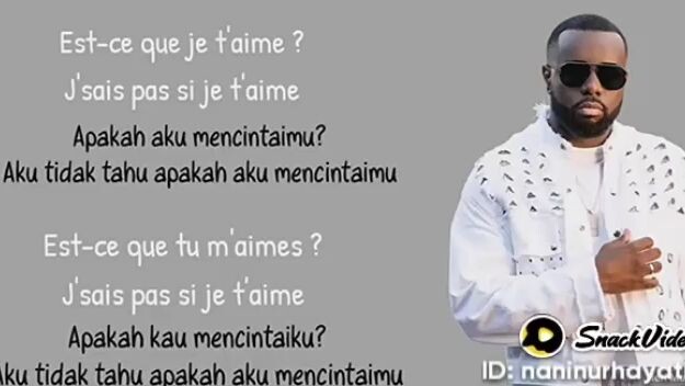 judul lagu est-ce que tu maimes