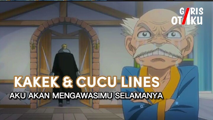 Kata Kata Anime | Fairy Tail | Line Markarov dan Laxus " Aku akan selalu mengawasimu "