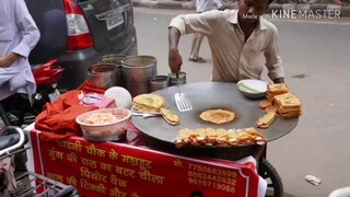 Ẩm thực đường phố Ấn Độ. Bánh rán mỡ hành