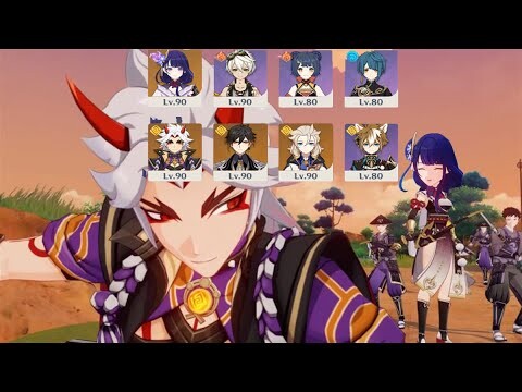 Itto X National Team -NEW Spiral Abyss Floor 12 Full Star Clear- Genshin Impact